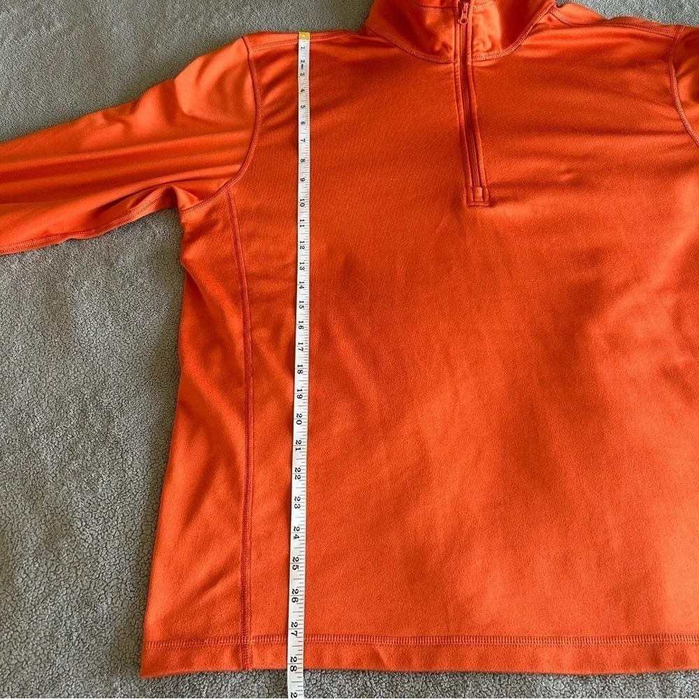 The North Face Burnt Orange Half-Zip Outdoor, Hunting, Leightweight Sweater